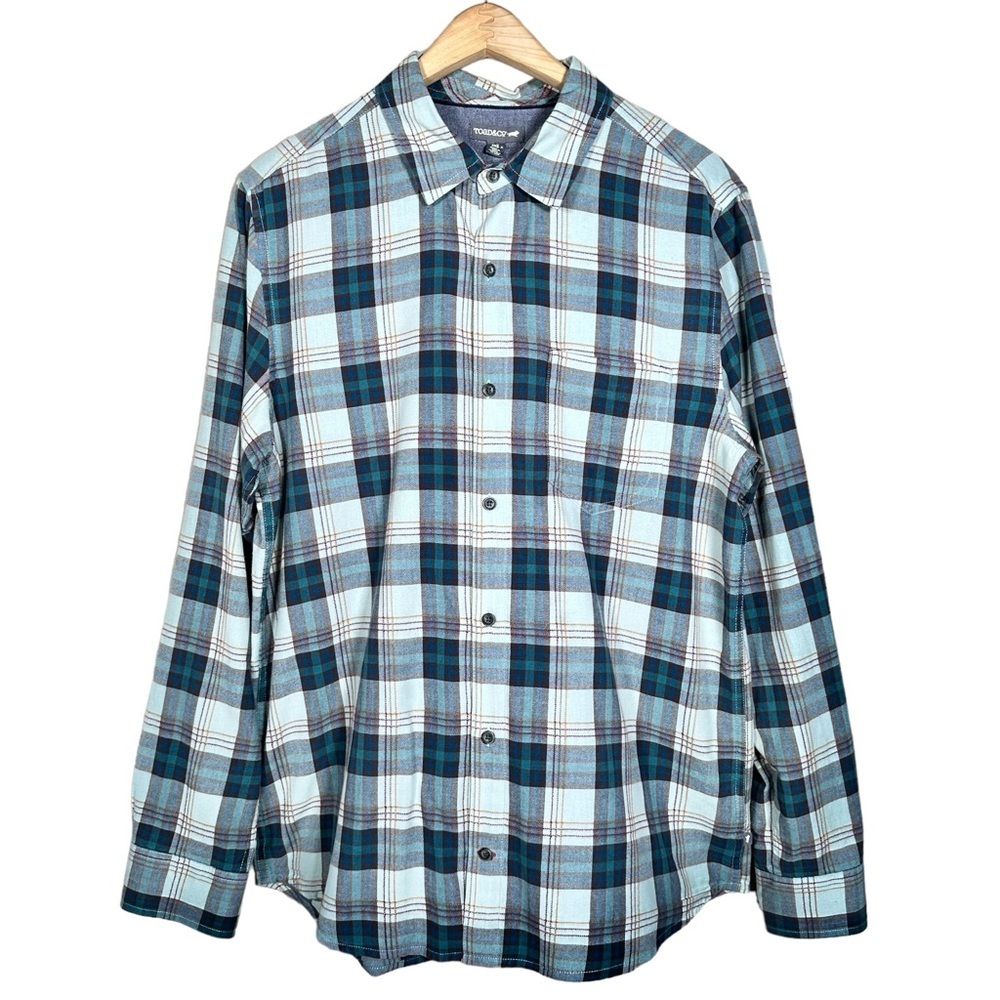 TOAD&CO Airscape Organic Cotton Long Sleeve Button Down Shirt
